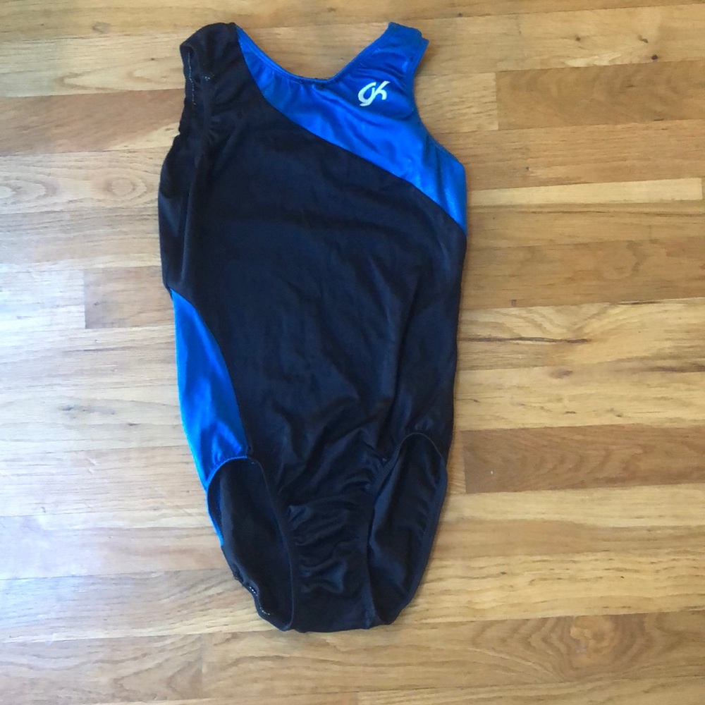 Adult Small GK Black and Blue Leotard
